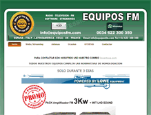 Tablet Screenshot of equiposfm.com